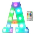 thumbnail image 6 of Fairnull Colourful LED Letter Lights with Remote 4 Flashing Modes Adjustable Easy to Hang Party Bar Decorations Light, 6 of 11