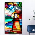 thumbnail image 2 of Pintura de diamante 5D DIY Taladro redondo completo Faro Vidrieras Decoración para el hogar JShteea El nuevo, 2 of 9