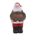 thumbnail image 1 of Figura de Papá Noel de resina, figura artesanal, recuerdo de fiesta, decoración pintada a mano, estatua de Papá Noel, decoración navideña para granja A, 1 of 8