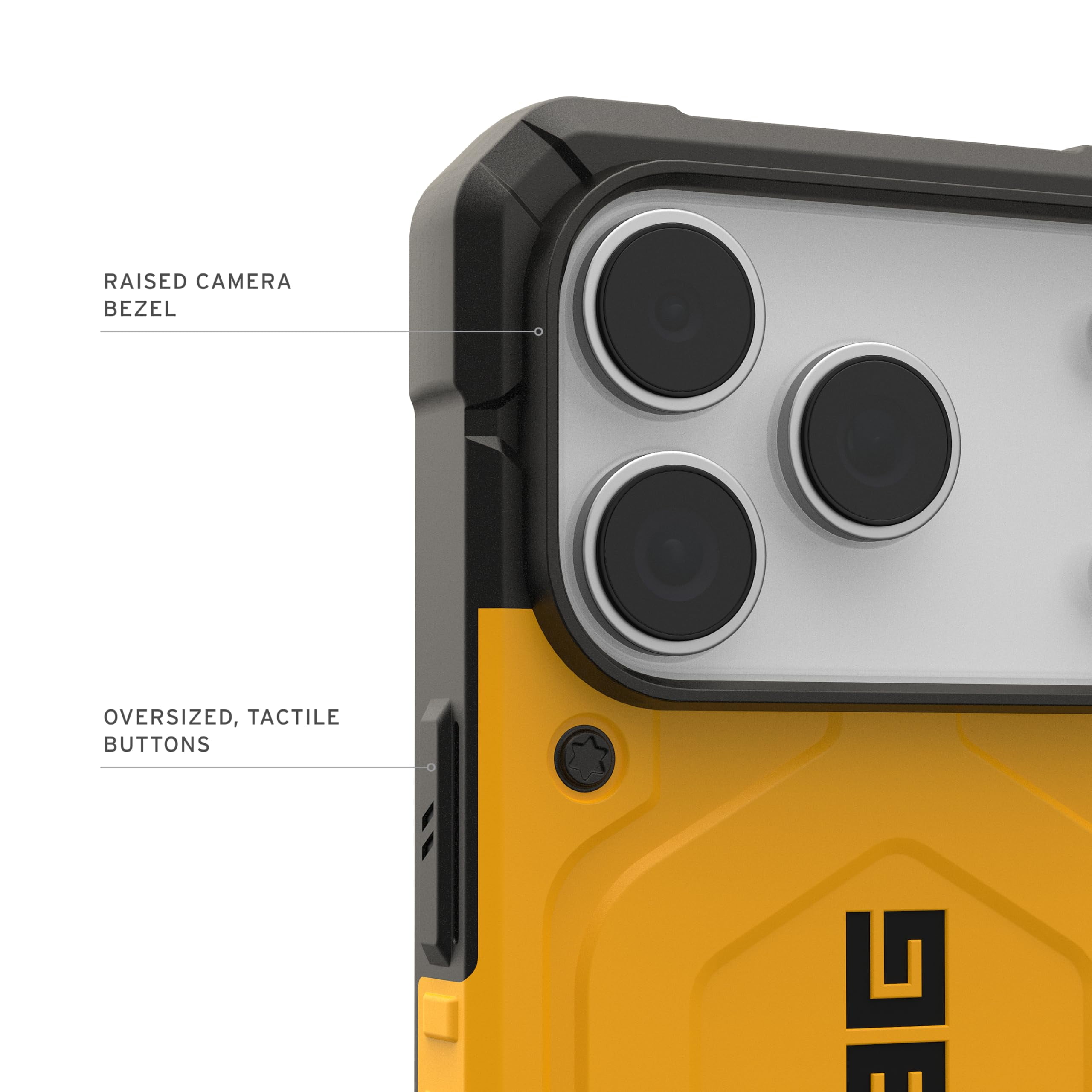 UAG iPhone 17 Pro Case Pathfinder - Compatible with MagSafe Military Grade Protective Cover, Heritage Yellow