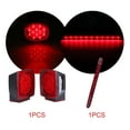 thumbnail image 2 of SCITOO fit for Boats Truck Trailer Pickups Universal Side Lights A Pair Red Submersible Truck Stop Turn Tail Light+ 1x Red 15” Light Bar Side Marker Lights Tail Lamps Stop Tail Rear Brake Light Stop, 2 of 4
