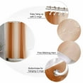 thumbnail image 6 of Shower Curtain Ombre Caramel Orange Bathroom Curtains with Hooks, Waterproof Fabric Gradient Color Bath Shower Curtains Set for Bathroom Bathtubs Decor 72x72 Inch, 6 of 8