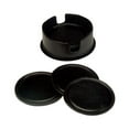thumbnail image 1 of Royce Leather 6 Genuine Leather Round Coasters in Genuine Leather Case, 1 of 4