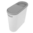 thumbnail image 5 of MLINS Narrow Space Garbage Can Press Lid Waste Bin Slim Waste Bin for Bathroom Kitchen, 5 of 8