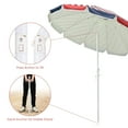 thumbnail image 5 of Yescom 7 Ft Outdoor Beach Umbrella US Flag UV Protection Sunshade Tilt Sand Anchor Pool Backyard Camping Trip Parasol, 5 of 9