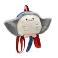 thumbnail image 1 of Mochila de peluche con correas de hombro ajustables, moderna bolsa de peluche Raya, 1 of 9