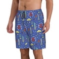 thumbnail image 2 of Fotbe New-York City Trajes de Baño Estampados para Hombre, Shorts de Verano de Secado Rápido, Ropa de Playa, Bañadores-Small, 2 of 6