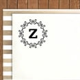 thumbnail image 2 of Printtoo Alphabet Z Monogram Octagon Celtic Swirl Frame Self Inking Rubber Stamp Office Stationary, 2 of 6