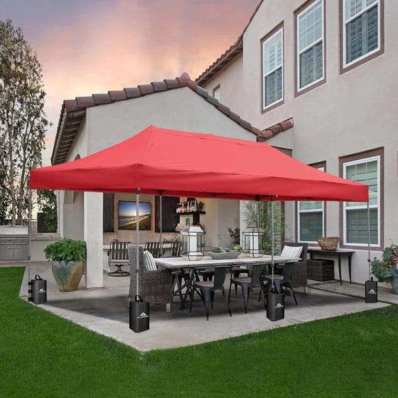 4 Pack Canopy Water Weight Bag, 220 LBS Black Tent Weights for Gazebo,   Canopy, Tent