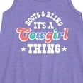 thumbnail image 2 of Instant Message - It's A Cowgirl Thing - Toddler and Youth Girls A-line Dress, 2 of 5