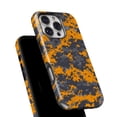 thumbnail image 6 of DesignSkinz Scratch-Resistant Hard Slim Case Compatible with iPhone SE Gen 2/3 (Compatible with MagSafe) - Orange and Gray Digital Camouflage, 6 of 9