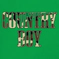 thumbnail image 3 of Country Boy Camo Crest Long Sleeve T-shirt Small Town Rodeo Cowboy USA Military, 3 of 7