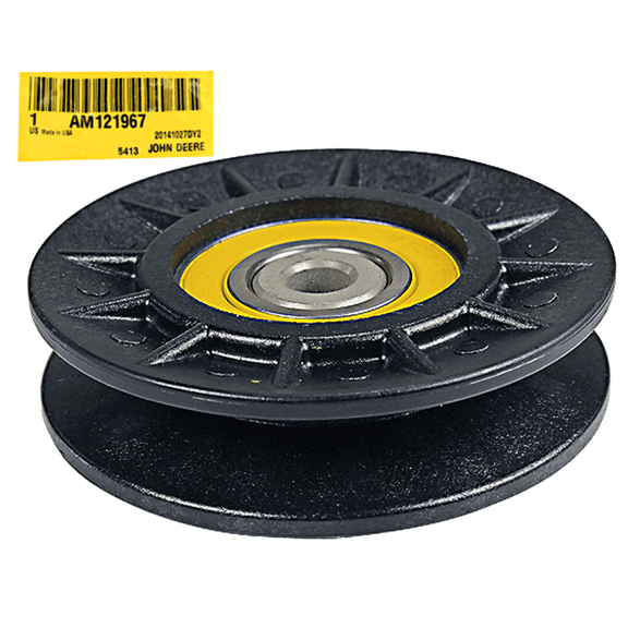 John Deere Original Equipment V-Idler Pulley #AM121967