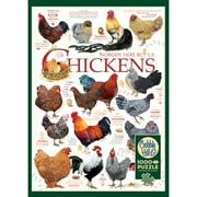 Cobble Hill 1,000 piece puzzle - Chicken Quotes - reference poster included