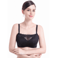thumbnail image 4 of BIMEI Mastectomy Bra with Pockets for Breast Prosthesis Women's Full Coverage Wirefree Everyday Bra 8518,Black, 40A, 4 of 4