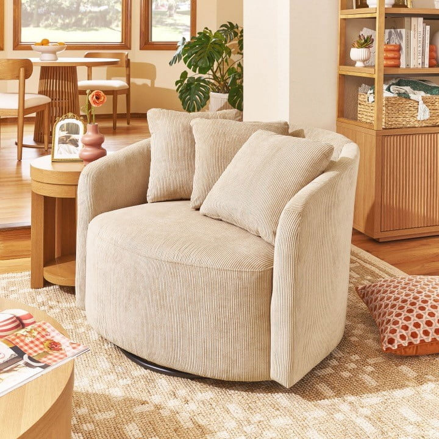 Beautiful Drew Chair by Drew Barrymore (Fawn Cord)