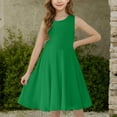 thumbnail image 5 of ameIAEA Girls Summer Casual Tank Dress Kids Sleeveless Loose Sundress with Pockets 5-15Years, 5 of 7