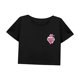 thumbnail image 3 of Camiseta corta ligera con cuello redondo para mujer para uso diario, viaje, trabajo, mujer L, 3 of 7