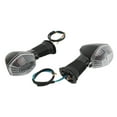 thumbnail image 3 of Feu de Signalisation de Moto, Feu de Clignotants avant de Moto Compact Portable Robuste 2pcs Résistant à l'Usure pour le Remplacement de Sortie pour DL 1000 V-Strom Transparent, Fauve, Noir, 3 of 8