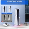 thumbnail image 2 of high quality PS5 Slim Vertical Stand with RGB Light, PS5 Slim Base Stand Compatible with Playstation 5 Slim Disc & Digital Editions, PS5 Slim Accessor, 2 of 5