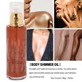 thumbnail image 4 of Shimmering Body Oil, Highlight Body Luminizer Oil Glowing 80g  for Arm for Legs, 4 of 7