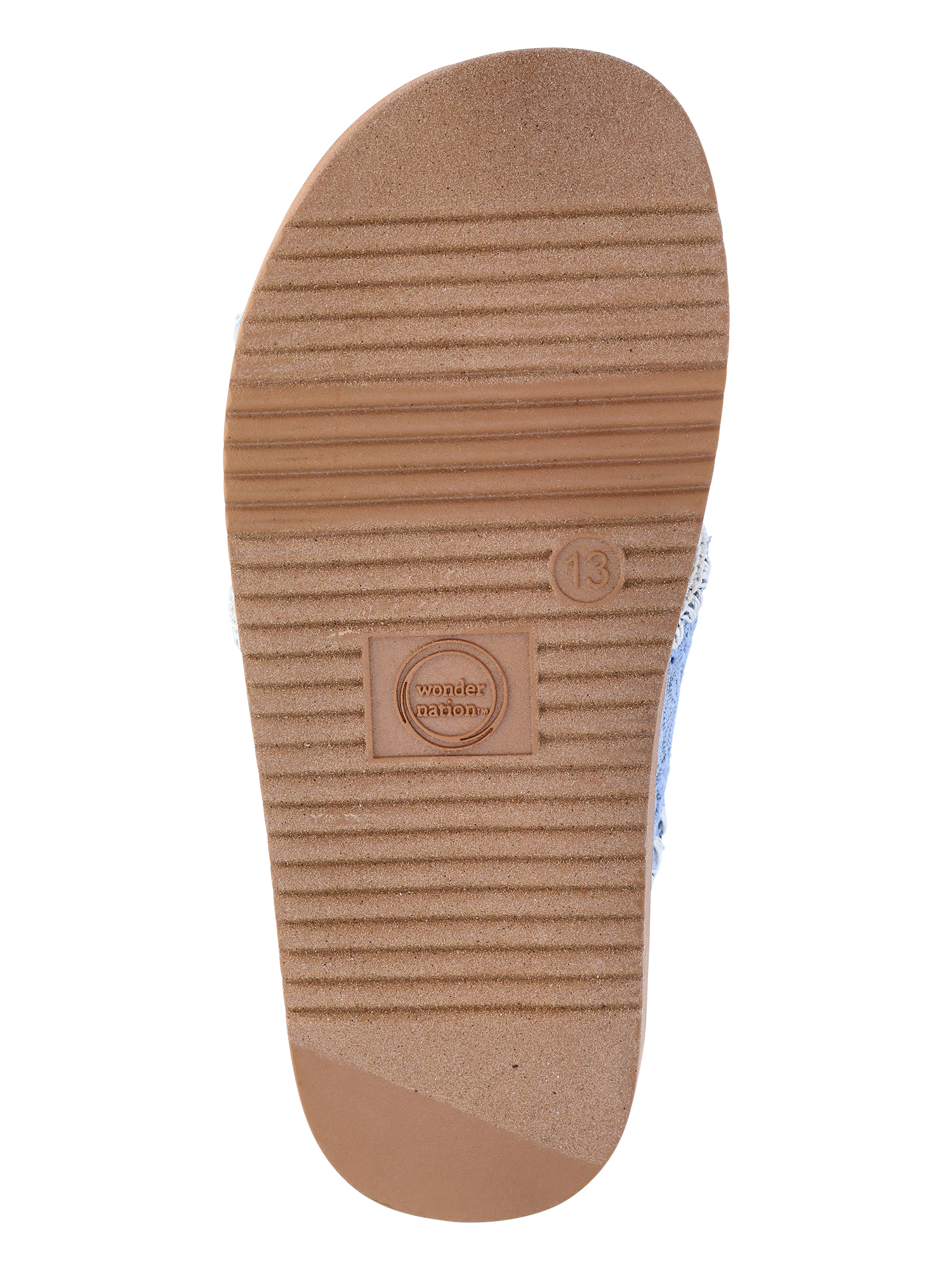 Wonder Nation Little & Big Girl Cross Sandals