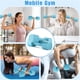 thumbnail image 3 of Mancuernas de 10LB (2x5), 2 Juegos de Mancuernas de Peso Libre, 2 LB, 3 LB, 4 Libras, 5 LB Pesos Ajustable, Adecuado para el Entrenamiento Deportivo en Gimnasios Familiares (Azul), 3 of 9