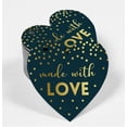 thumbnail image 2 of Inkdotpot Gold Foil Paper Hang Tags Made With Love Wedding Favor Tags 50 Pieces, 2 of 6
