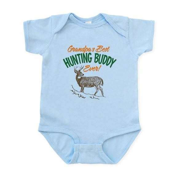 CafePress - Grandpa's Best Hunting Buddy Ever! Infant Bodysuit - Baby Light Bodysuit, Size Newborn - 24 Months