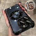 thumbnail image 4 of Luxury Magnetic Phone Case - Durable Plating, Crystal-Clear Design, Wireless Charging, Protective Lens Film - Universally Compatible with iPhone 15, 14, 13, 12, 11 Pro Max Plus Models, Slim Cover, 4 of 5