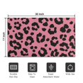 thumbnail image 5 of Pink and Black Of Leopard Print Door Rugs,Washable Non Slip Door Mats Indoor,Decorative Door Mats,Entry Mat Indoor for Entrance,Bedroom,Kitchen,Bathroom,17"x30", 5 of 6