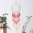 thumbnail image 4 of Large Dream Catcher Macrame Boho Wall Hanging Decor Woven Feather Tassels Dreamcatcher Decoration for Teen Girl Room Nursery Bedroom Dorm Chic Gift, 7.87X21.6 inch, Home Decor, 4 of 8