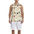 thumbnail image 6 of Rocae Cartoon Chickens for Men's Basketball Jersey Lightweight and Breathable Athletic Tank Top,Quick-Drying Sports Jersey 3X-Large, 6 of 9