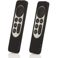 thumbnail image 1 of Black Remote Cover Replacement for New Apple 4k TV Series 6 Generation 2021 Remote Control, 2-Pack Siri 2nd Silicone, 1 of 3