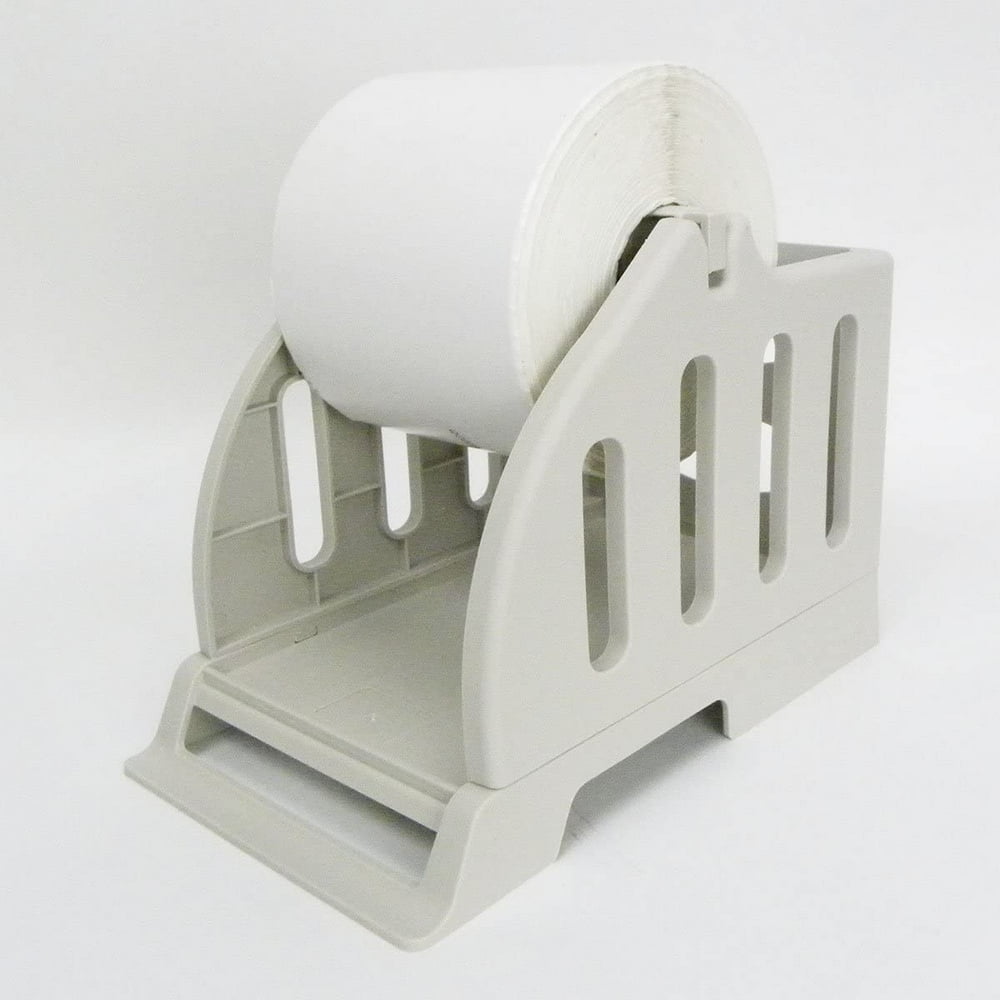 Thermal Label Holder for Rolls and FanFold Labels Great for Desktop