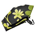 thumbnail image 6 of FORMRS Travel Umbrella Folding Auto Open Close Windproof Rain UV Protection, Green Flower Pattern, 6 of 8