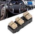 thumbnail image 4 of 93570 3X000, Black Window Control Master Switch ABS Window Lifter Switch Perfect Fit  For Cars, 4 of 8