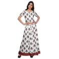 thumbnail image 1 of Moomaya Printed Ethnic Wear Long Skirt And Cold Shoulder Crop Top Set For Girls, 1 of 6