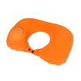 thumbnail image 3 of Cojín de cuello de avión inflable de aire de prensa de almohada de viaje en forma de U (naranja) Ndcxsfigh Nuevos Originales, 3 of 6