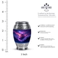 thumbnail image 2 of JAGASY Purple Clouds Urns for Human Ashes - Small Urn for Ashes Adult Male & Female - Keepsake Blue Urn for Mother - Tiny Funeral Urns for parents - ( 3 Inch), 2 of 7