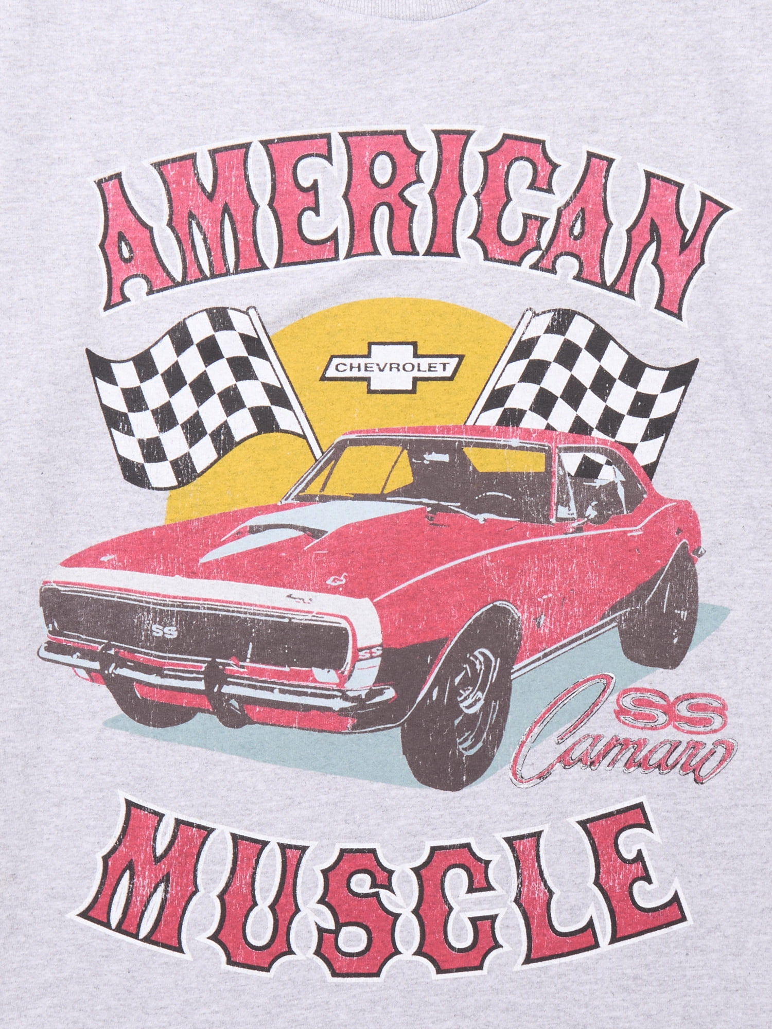 Camaro Muscle Boys Graphic Tee with Short Sleeves, Sizes 4-18