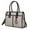 Light Gray - Charcoal, variant on MKF Collection Livia Satchel Bag for Women’s Crossbody Tote Bag Top-Handle Handbag by Mia K