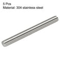 thumbnail image 2 of Unique Bargains Tige Entièrement Filetée M10 x 90 mm en Acier Inoxydable 304, Filets à Droite, Lot de 5, 2 of 4