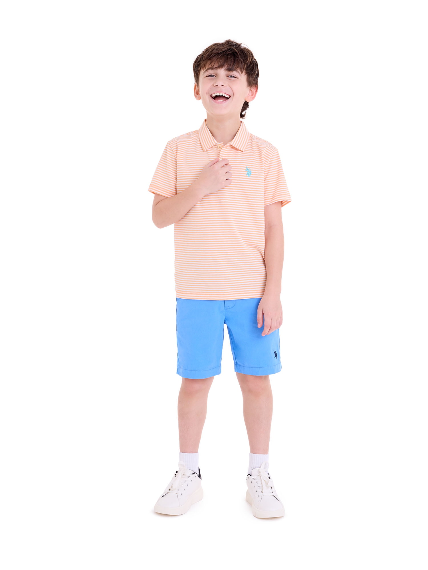 U.S. Polo Assn. Boys Everyday Play Jersey Polo, Sizes 4-18