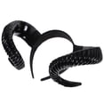 thumbnail image 3 of Artificial oveja de oveja diadema de cabeza cosplay Performance Band de cabello Accesorios para el cabello Negro, 3 of 6