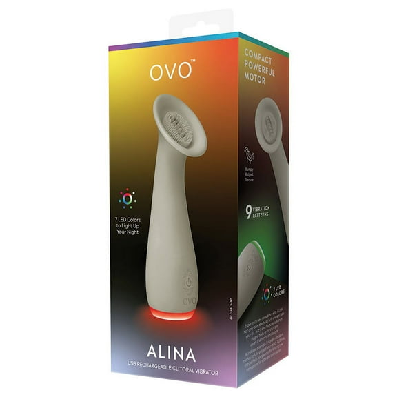 OVO Alina Clitoral Vibrator, White