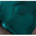 thumbnail image 5 of 600TC- 1 Piece Luxury Round Circle Design Comforter, 300 GSM All Season, 100% Egyptian Cotton - OverSized King Plus Size ( 120" x 128" ) Inches, 1Pc Comforter Only, (Solid Teal), 5 of 7