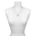 thumbnail image 3 of Delight Jewelry Goldtone Mini Fleur de Lis Miracles Ring Charm Necklace, 18", 3 of 4
