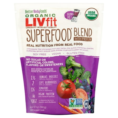 Betterbody Foods Organic Livfit Superfood Blend With Protein Reviews Betterbody Foods Organic Livfit Superfood Blend With Protein Reviews