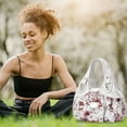thumbnail image 5 of Bolso de mujer bolso de cuero suave simple bolso de hombro de viaje diario de gran capacidad, 5 of 5